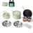 Odoland 15pcs Camping Cookware Mess Kit, Non-Stick Lightweight Pot Pan Kettle Set with Stainless Steel Cups Plates Forks Knives Spoons for Camping, Backpacking, Outdoor Cooking and Picnic