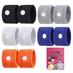 LYJEE Motion Sickness Bands for Adults and Kid Morning Sickness Relief Through Pressure Point Therapy Seasickness Wristband for Cruise Travel