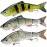 TRUSCEND Fishing Lures for Bass Trout Swimbaits for Bass Fishing Segmented Multi Jointed Swim Baits Slow Sinking Swimming Lures for Freshwater Saltwater Fishing Gear Lure Kit Gifts Plugs