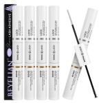 BEYELIAN Lash Bond and Seal, Cluster Lash Glue for Individual Cluster Lashes DIY Eyelash Extensions Latex Free Aftercare Sealant with Mascara Wand Super Strong Hold 72 Hours (4 Pack)