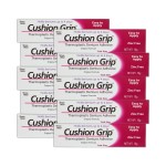 Cushion Grip Thermoplastic Denture Adhesive, 0.35 oz Travel Size (Pack of 10) - Refits and Tightens Loose Dentures for Up to 4 Days | Non-Glue, Zinc-Free, Waterproof Formula, Acts Like a Soft Reliner