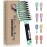 KTKUDY Detangling Brush Boar Bristles HairBrush Make Hair Shiny & Healthier Curved and Vented Detangler Brush for Women Men Kids Wet and Dry Hair (Turquoise)