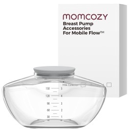 Momcozy Original Replacement Accessories for Upgraded Mobile Flow | Upgraded M9,Original Upgraded M9 Breastfeeding Parts,Container, 1 Pack