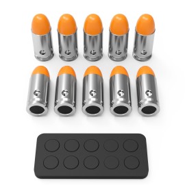 GORTAR 380acp Snap Caps Training Dummy Rounds Practice Safe Loading Firing Close to Real Weight -10 Pcs