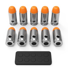 GORTAR 45acp Snap Caps Training Dummy Rounds Practice Safe Loading Firing Close to Real Weight -10 Pcs