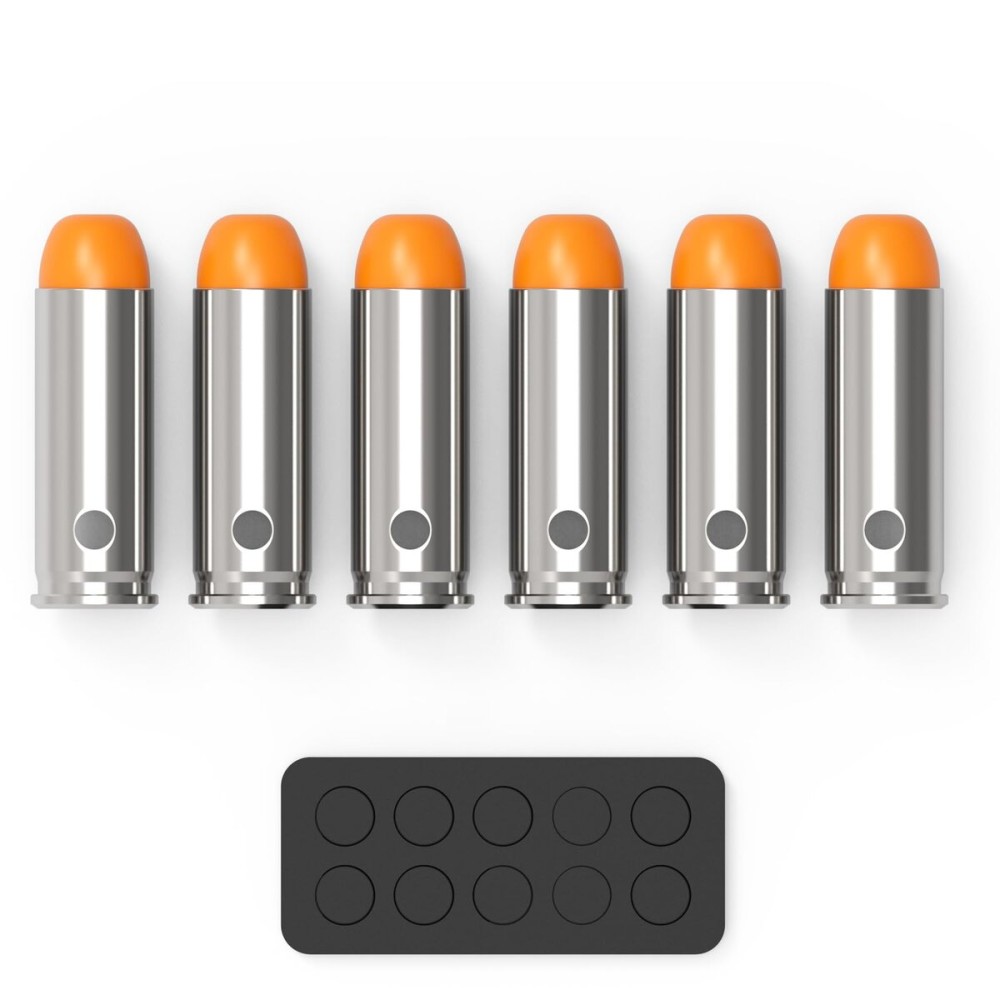 GORTAR 45LC Snap Caps Training Dummy Rounds Practice Safe Loading Firing Close to Real Weight -6 Pcs