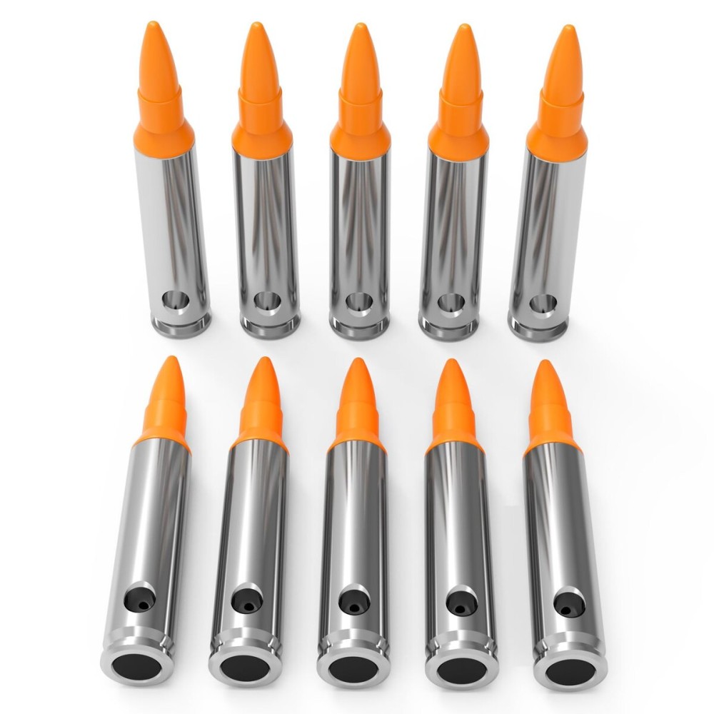 GORTAR 223rem Snap Caps Training Dummy Rounds Practice Safe Loading Firing Close to Real Weight -10 Pcs