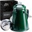 COLETTI Classic Percolator Coffee Pot - The Most Nostalgic Camping Coffee Pot, Now Modernized [Green Enamel, 18 Cup]