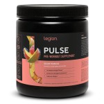 LEGION Pulse Pre Workout Supplement - All Natural Nitric Oxide Preworkout Drink to Boost Energy, Creatine Free, Naturally Sweetened, Beta Alanine, Citrulline, Alpha GPC (Sour Mango)