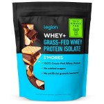 LEGION Whey+ Whey Isolate Protein Powder from Grass Fed Cows - Low Carb, Low Calorie, Non-GMO, Lactose Free, Gluten Free, Sugar Free, All Natural Whey Protein Isolate, 30 Servings (Smores)