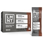 LMNT Zero Sugar Hot Chocolate or Coffee Mixer - Chocolate Salt | Drink Mix | 12-Count