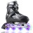 Sowume Adjustable Inline Skates for Girls and Boys, Roller Skates with All Light Up Wheels, Patines para Mujer for Kids and Adults, Men, Women