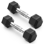 PAPABABE Dumbbells Set of 2, 5lbs Dumbbell Pair, 5 Pounds Hand Weights for Women Men at Home, Free Weights Dumbbells Set for Home Gym Equipment, Pesas Mancuernas para Ejercicios de Hombre Casa.