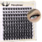 Eyelash Clusters Wispy Lash Extensions Natural Individual Lashes D-Curly Cluster Lashes 10-18MM DIY at Home Cluster Eyelash Extensions 120 Pcs Eye Lash Clusters by Mavphnee