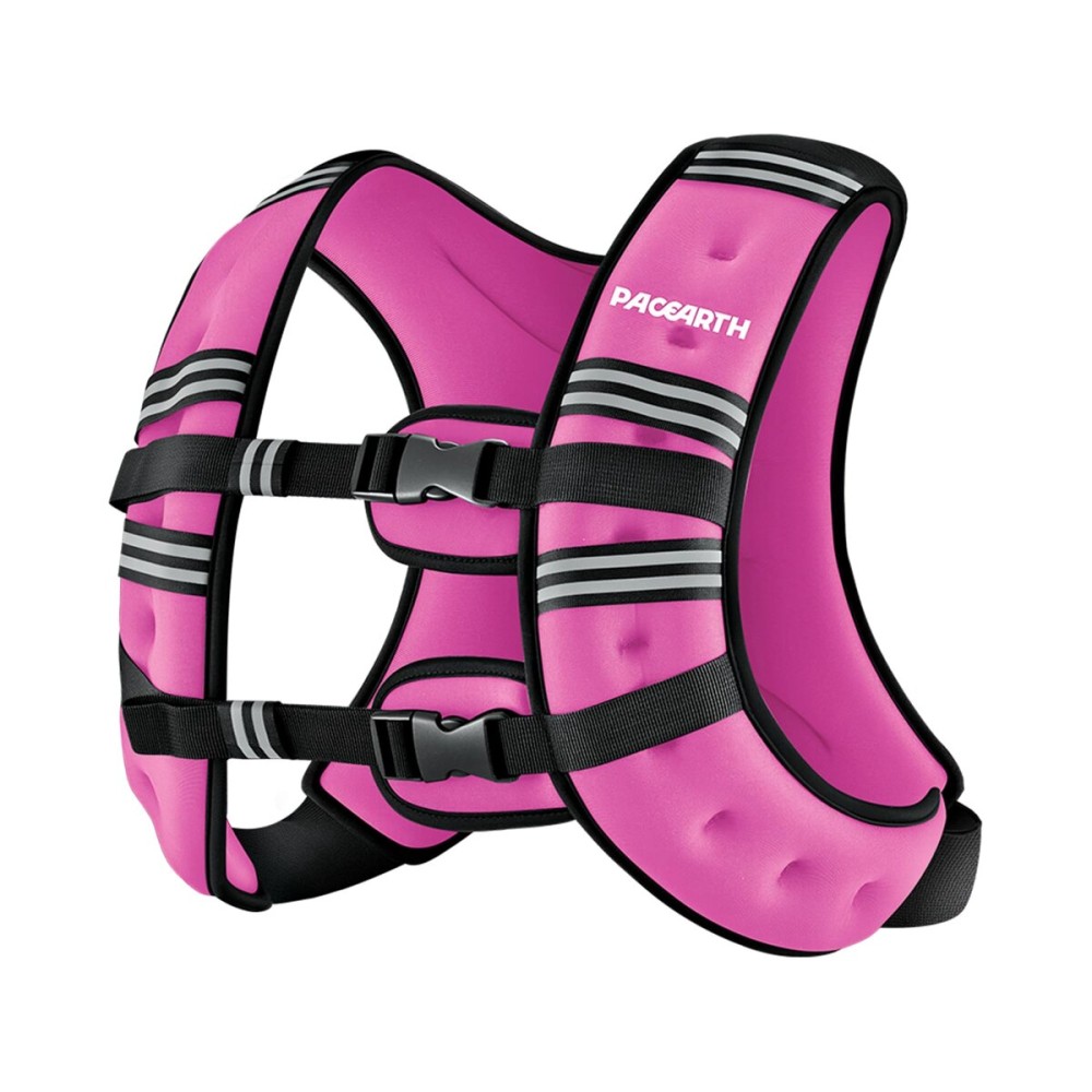 PACEARTH Weighted Vest,6lb/8lb/10lb/12lb/16lb/20lb/25lb/30lb Weight Vest with Reflective Stripe, Body Weight Vests for Women, Men, Weight Loss Workout, Strength Training, Running, Walking, Jogging