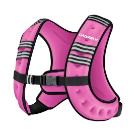 PACEARTH Weighted Vest,6lb/8lb/10lb/12lb/16lb/20lb/25lb/30lb Weight Vest with Reflective Stripe, Body Weight Vests for Women, Men, Weight Loss Workout, Strength Training, Running, Walking, Jogging