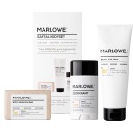 MARLOWE. Men\'s Grooming Santal Body Set, Features No. 102 Scrub Soap Bar, No. 024 Deodorant & No. 002 Body Lotion, Warm Amber, Sandalwood & Citron Scent