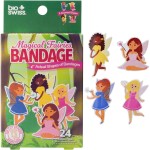 BioSwiss Bandages, Magical Fairies Shaped Self Adhesive Bandage Set, Latex Free, Sterile Wound Care, 24 Count