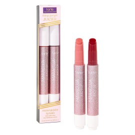 tarte maracuja juicy lip balm bestsellers duo - rose & passion fruit - full size