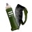 FITLY Running Handheld Water Bottle 10 oz Soft Flask - Hand Water Bottle For Runners, Hiking, Skiing & Outdoor Activity - F3LFG (300ml) Collapsible Flask - Hydration Holder with Pocket - Forest Green