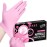 SwiftGrip Nitrile Exam Gloves, 4 Mil, Large, Cherry Blossom, Food Safe Gloves Disposable Latex Free, Powder Free for Cleaning Supplies, Esthetician, Hair Dye, Tattoo Supplies (Box of 50)