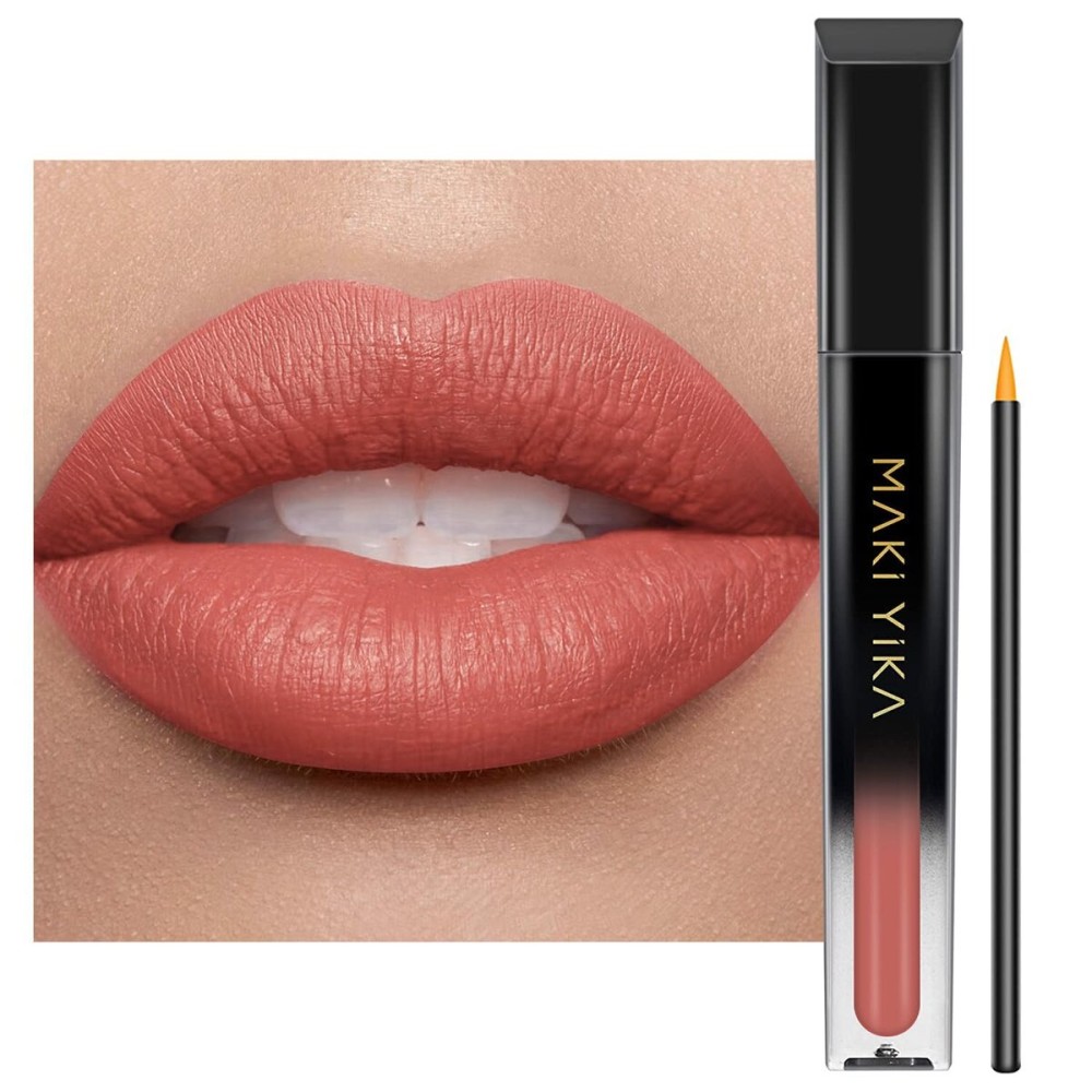 MAKI YIKA Pink Nude Lipstick for Women Color Stay Long Lasting Lipsticks, No Smudge Matte Liquid Lipstick Lip Color |Dusty Pink