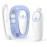 Momcozy Baby Nail File Electric, Gentle Baby Nail Trimmer Electric, Baby Nail Clipper with Night Light, 7 Grinding Head Replacement Pads, Blue