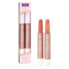 tarte maracuja juicy lip plump bestsellers duo - dahlia & rosy copper shimmer glass - full size