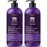 VANIDOX Sulfate Free Brass Toning Purple Shampoo and Conditioner Set for Grey and Silver Hair, Moisturizing & Color-Safe, Enhances Shine & Brightness, Made in USA (16 fl oz each)