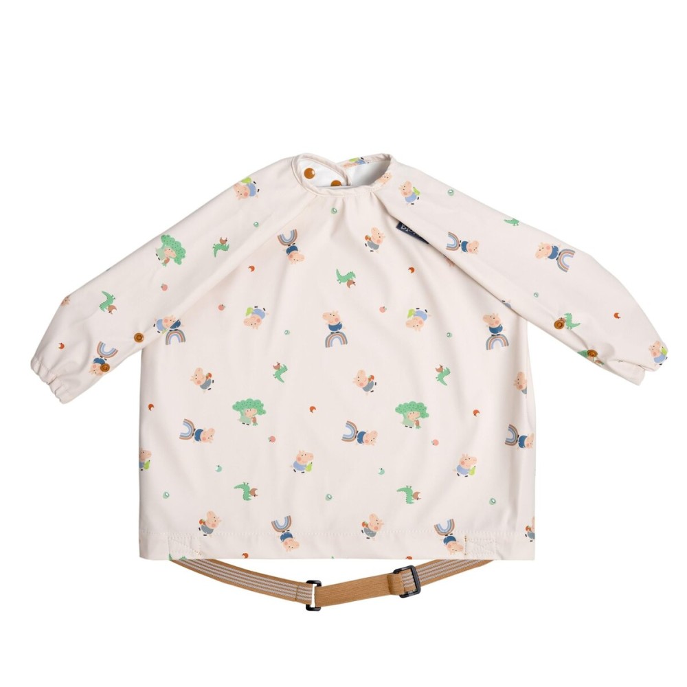 BIBaDO - Long Sleeve Baby Bibs - Babies & Toddlers 6-36 Months - Coverall Baby Led Weaning Bib - Easy Wipe, Soft & Waterproof