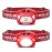 Lepro 320015 Battery Powered Headlamp - 1300Lux Super Bright LED Head Lamp with Red Light, IPX4 Waterproof Headlights for Outdoor Camping, Hiking, Hunting, Power Outages, Emergency, Hurricane - Red