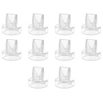 TOVVILD 10 Pack S9 Pro / S12 Pro / S9 / S12 Duckbill Valve, Compatible with Momcozy/TSRETE/NaNaLazy/bluefair Breastpump, for Zomee/Legendairy Collection Cups