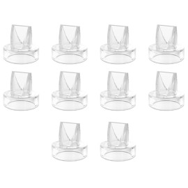 TOVVILD 10 Pack S9 Pro / S12 Pro / S9 / S12 Duckbill Valve, Compatible with Momcozy/TSRETE/NaNaLazy/bluefair Breastpump, for Zomee/Legendairy Collection Cups