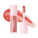 Peripera Ink Glasting Lip Gloss, Non-Sticky, Gloss Shine, 4XL Wand for Easy Application, Korean Lip Gloss, Fuller Looking Lips, Buttery Soft, Long Lasting Lip (015 SOFT SWEET)