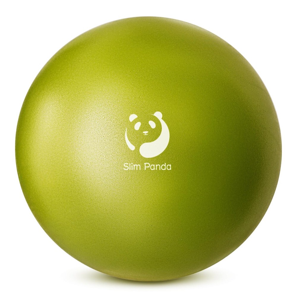 Slim Panda Pilates Ball, 9 Inch Small Exercise Ball, Anti Burst Mini Yoga Ball for Stability, Workout, Barre, Core Strength, Physical Therapy, Balance, Stretching