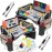 PILLANI Kids Travel Tray for Car - Car Seat Tray for Kids, Road Trip Essentials Must Haves - Carseat Table Roadtrip Activities - Toddler Lap Desk Organizer for Airplane - Travel Essentials - Pack of 2