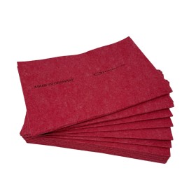 10 Pack Extra Large Original German Shammy Cloths Chamois Towels Super Absorbent for Pets, Parenting Tool Cleaning for Home and Commercial Use Wholesale Bulk (Red)