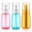 Cosywell Fine Mist Spray Bottle TSA Approved 3 Pack 2oz 60ml Leak Proof Travel Spray Bottle Empty Plastic Refillable Containers for Hair Perfume Toners Rose Water Cosmetics(Gold+Green+Pink)