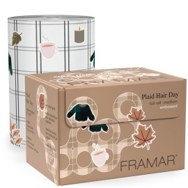 FRAMAR Plaid Hair Foil - Hair Foils For Highlighting Long Hair, Salon Foil For Hair Highlighting, Salon Foils For Hair Highlighting Kit, Salon Foils For Hair Stylist, Embossed - 320 ft