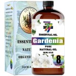 Gardenia Essential Oil (8 oz / 240 ml) - Gardenia Oils for diffusers, humidifiers, Home Baths, Cleaning Products, Yoga, DIY Soaps and DIY Scented Candles