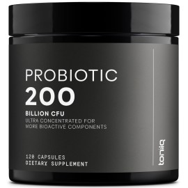 Toniiq 200 Billion CFU Probiotic Supplement 30 Verified Third-Party Tested Strains - Fully Shelf-Stable Probiotics Formula with Prebiotic Blend - Extended Release Capsules