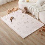 Hakuna Matte CloudSoft Baby Play Mat for Floor 47 x 67 Safari Animals - Coral Velvet Memory Foam Rug for Crawling Cozy Play - Non-Slip, Water-Resistant, Easy-Care Tummy Time Mat, Playmat for Playpen