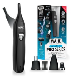 Wahl Pro Series Rechargeable Eyebrow, Ear & Nose Hair Trimmer for Men - Painless DualTech Eyebrow Trimmer & Facial Hair Removal Device - Model 3025656