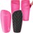 Soccer Shin Guards for Boys incl. Sleeves with Optimized Insert Pocket - Protective Soccer Equipment for Kids Girls (Pink M)