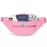 MAXTOP Large Fanny Pack Waist Purses for Women Trendy Cross body Bags with Adjustable Strap Passport Holder Bag for Theme Park Shopping Traveling Running (Hot Pink)