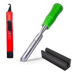 Wedge Guys Rubber Vise Clamp & Kits with Retractable Hook Blade and Grip Remover for Regripping Golf Clubs Wedges Irons Drivers Putters