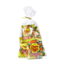 Wowfit 50 CT 7x13 Inches Clear Cellophane Gift Bags with 6 Gold Twist Ties - Large Cello Bags for Cookies, Candies, Treats, Popcorn, Mugs, Party Favors, and Gift Wrapping - Sturdy & Food Safe