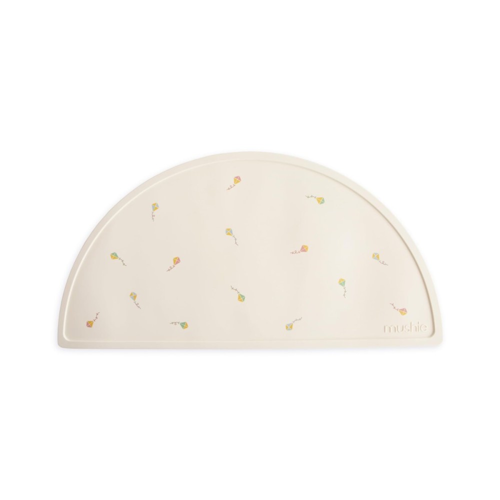 mushie Silicone Placemat for Kids | BPA-Free Non-Slip Design (Kites)