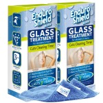 EnduroShield Glass Treatment Kit - Advanced Protection for Glass Surfaces - Repels Soap Scum, Grime & Dirt Without Harsh Chemicals - 8.4 fl oz