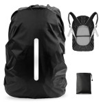LAMA Waterproof Rain Cover for Backpack, Backpack Rain Cover with Reflective Strip and Antislip Cross Buckle Strap, Ultralight Compact Portable, for Cycling, Hiking, Camping, Traveling